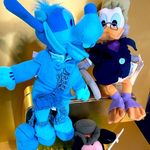 DISNEY SCROOGE DONALD DUCK GOOFY MICKEY MOUSE NWT VTG 90s BEAN BAG PLUSH (3) - Picture 4 of 16